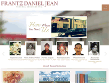 Tablet Screenshot of fdjfuneralservices.com